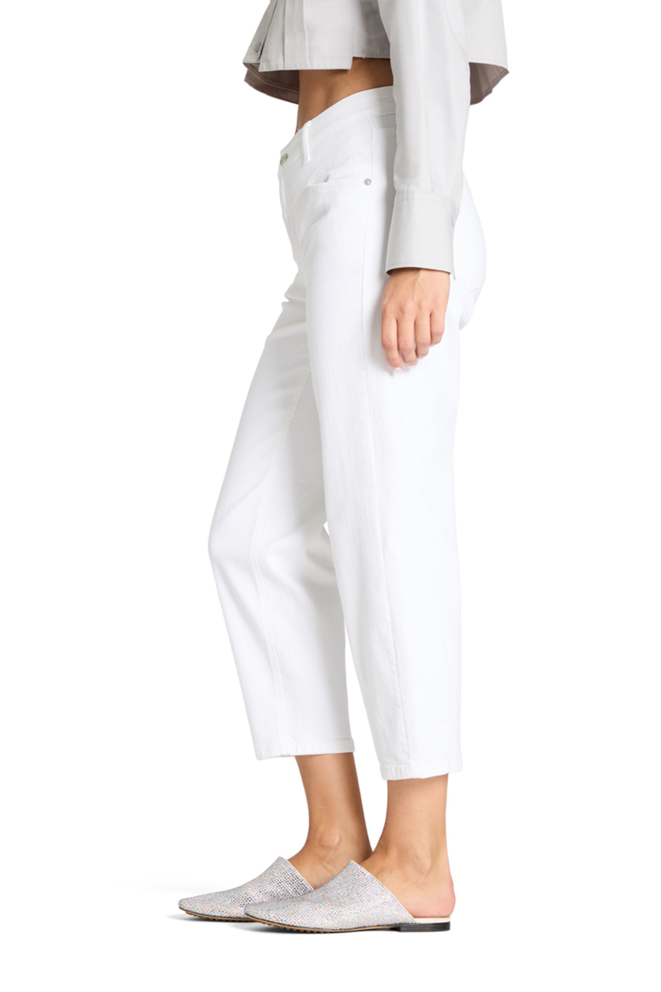 Cambio Regular Jeans ' Elin ' in Weiß