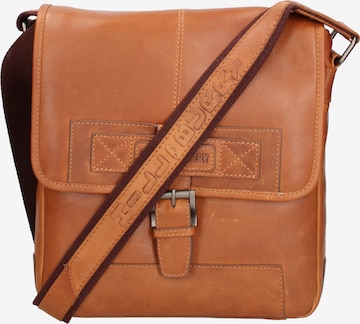 HILL BURRY Crossbody Bag in Brown: front