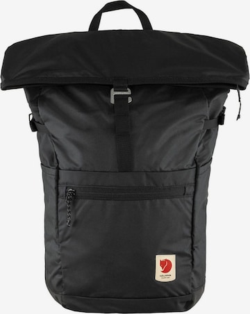 Fjällräven Backpack 'High Coast Foldsack' in Black: front