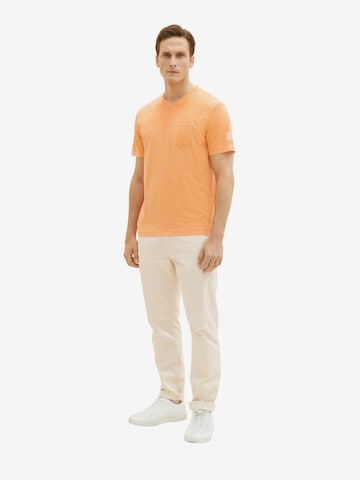 TOM TAILOR T-Shirt in Orange