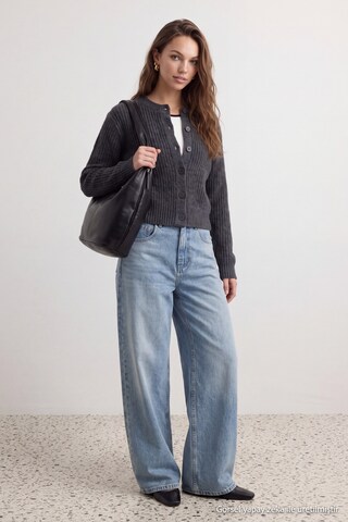 Trendyol Knit cardigan in Grey