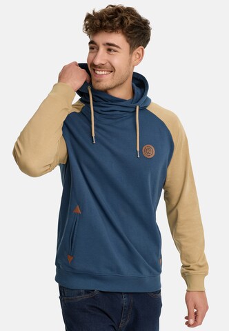 Sweat-shirt 'Rowland' INDICODE JEANS en bleu : devant