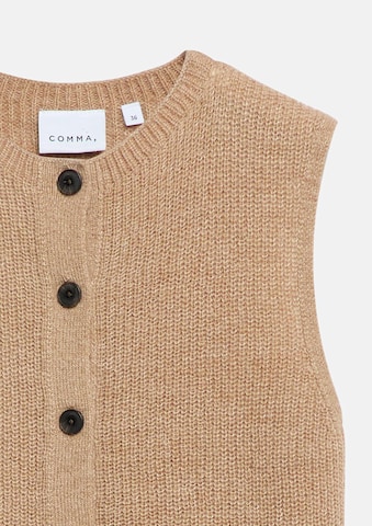 COMMA Knitted Vest in Beige