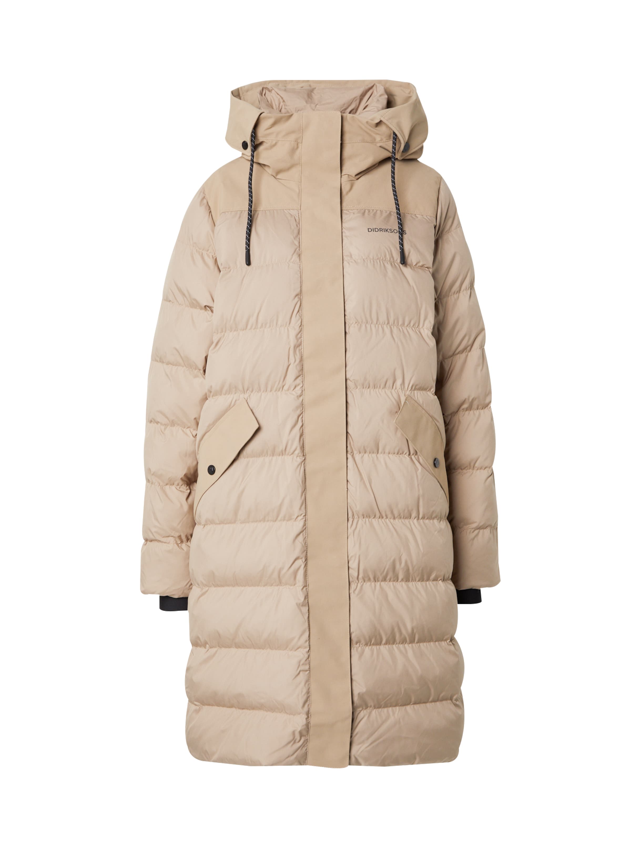 Didriksons Vinterkappa &#x27;Fay&#x27; i beige: framsida