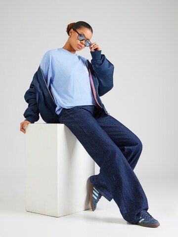 PIECES Oversized shirt 'PCGRAF' in Blue