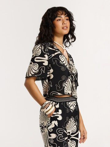 Shiwi Blouse 'Imke' in Zwart