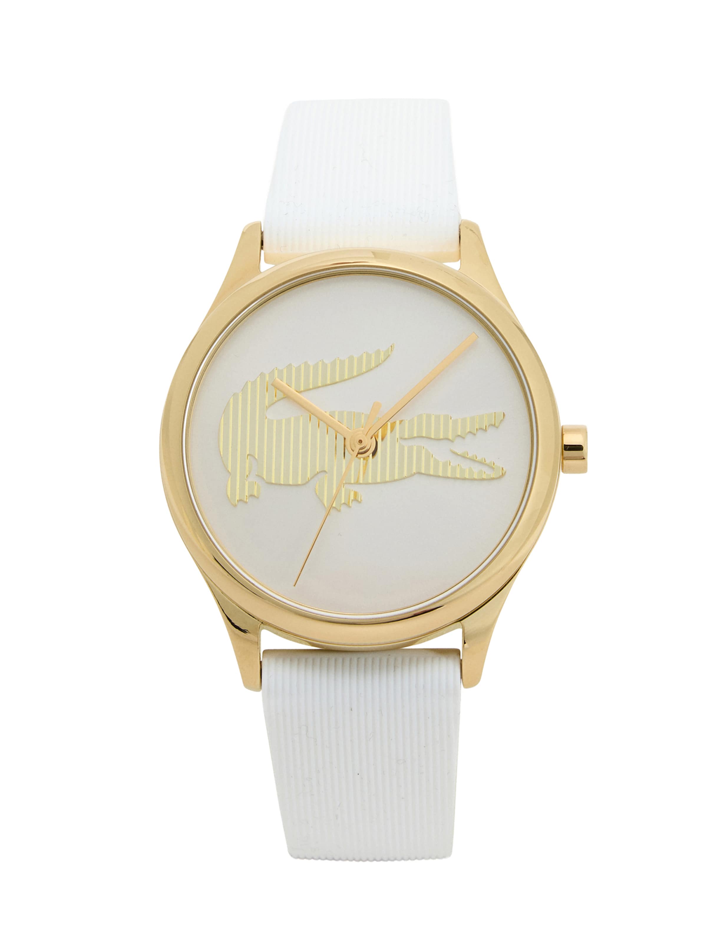 LACOSTE Analógové hodinky 'Crocodelle' - Zlatá: predná strana