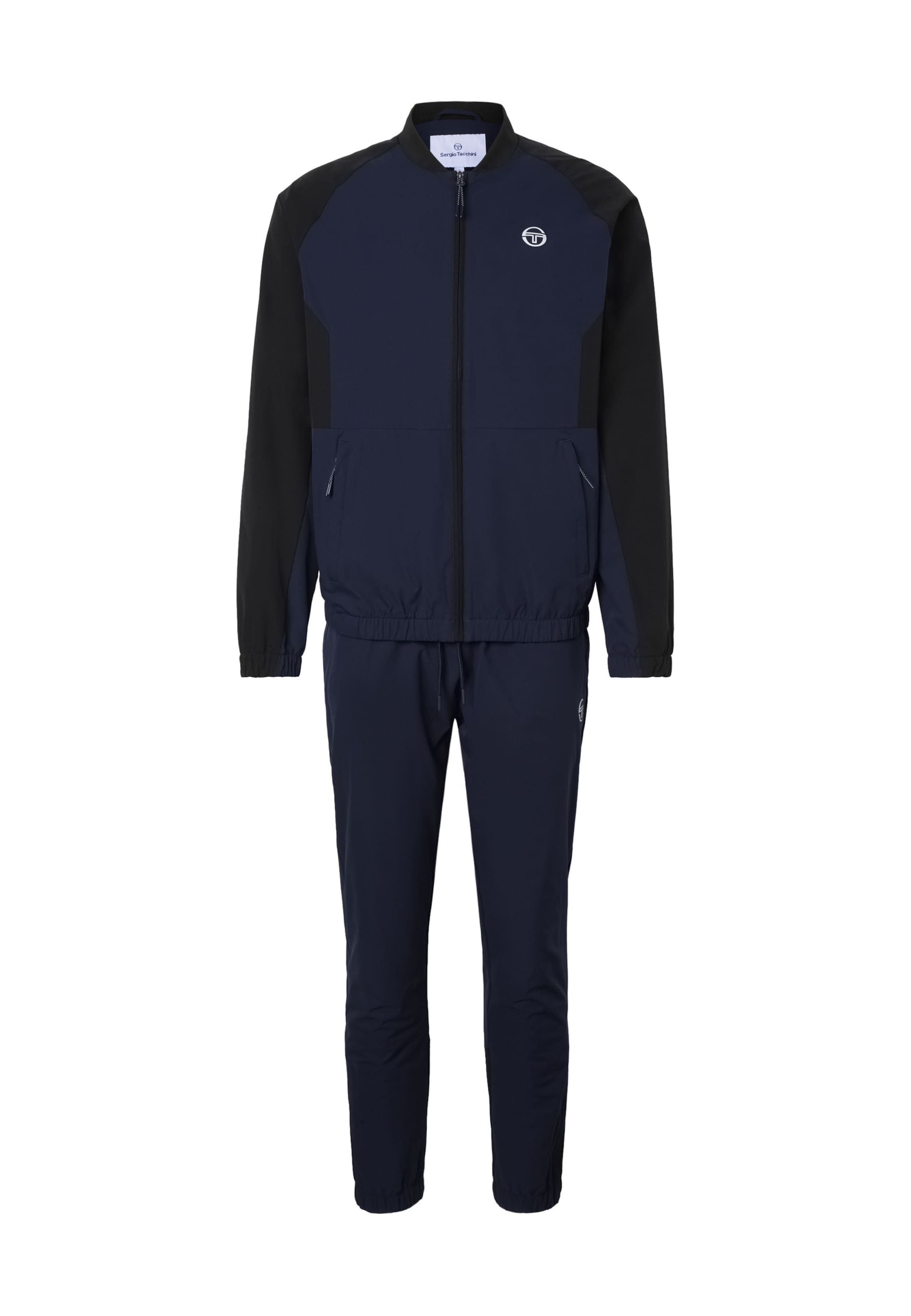Sergio Tacchini Trainingspak in Blauw: voorkant