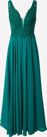 LUXUAR Společenské šaty – zelená: přední strana