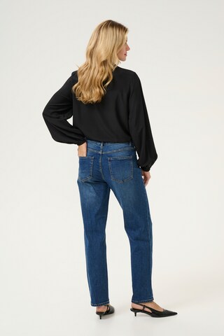 CULTURE Tapered Jeans i blå