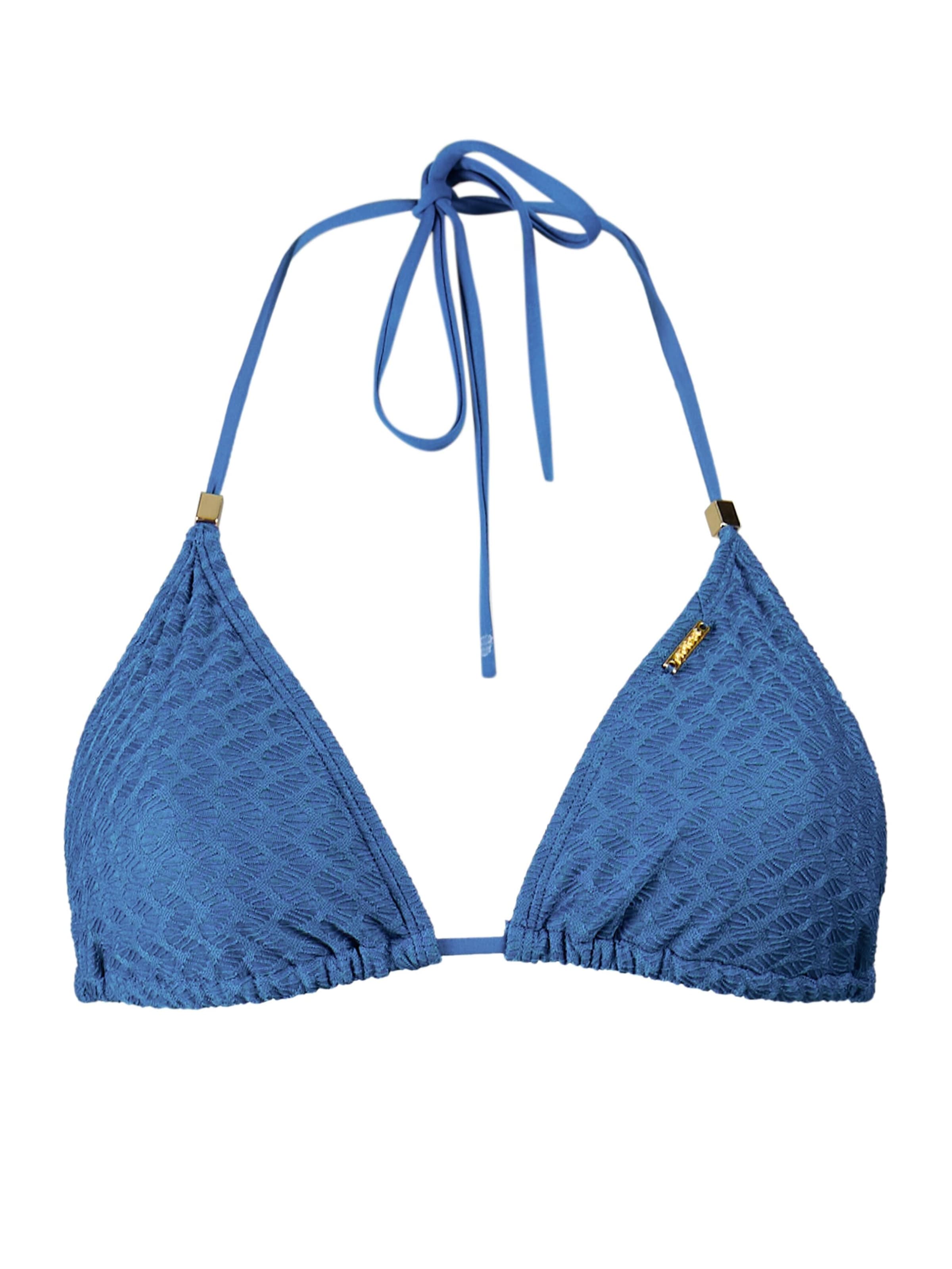 PROTEST Bikinitop 'MIXChubs' in Blauw: voorkant