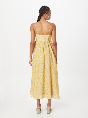 dzeltens Bardot Vasaras kleita 'MILIKA'