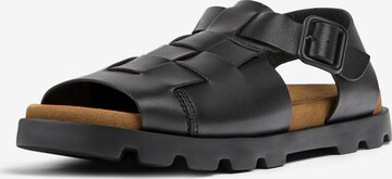 CAMPER Sandals ' Brutus ' in Black: front