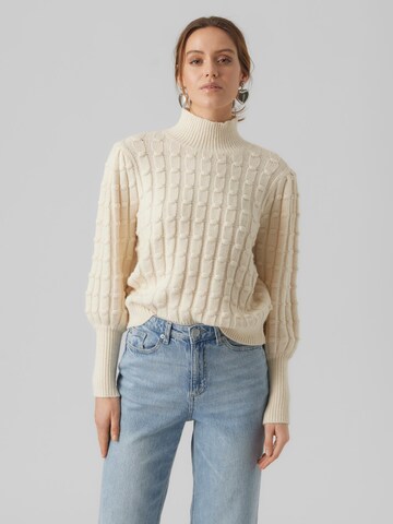 VERO MODA Sweater 'Esther' in Beige: front