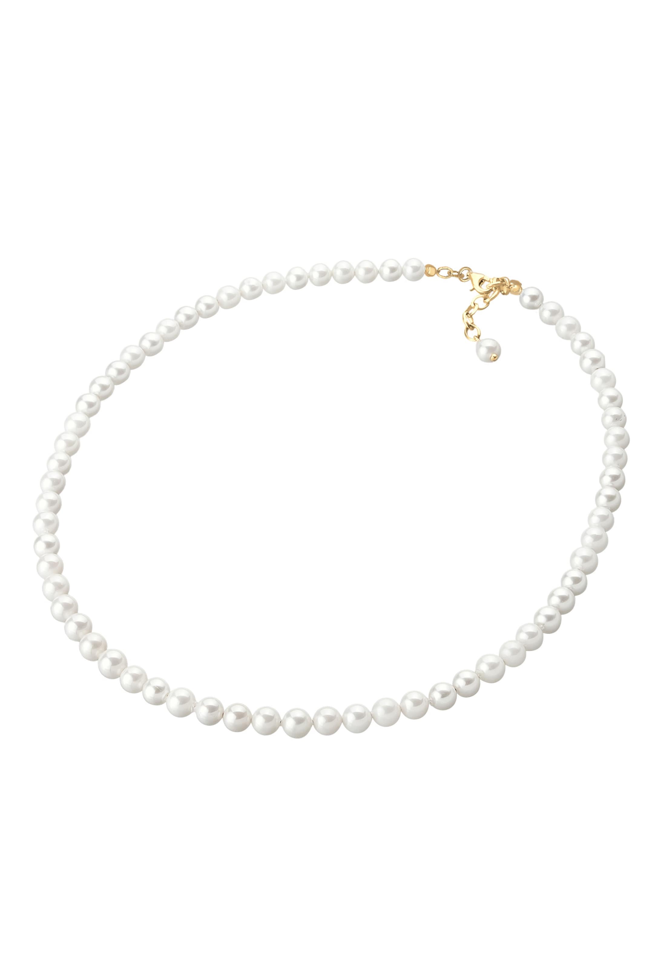 ELLI Ketting in Wit: voorkant