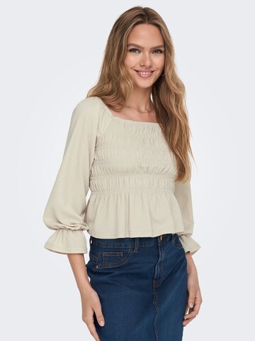 JDY Bluse 'Lotus' i beige