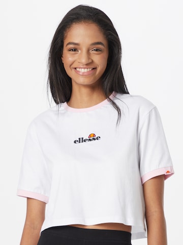 ELLESSE - Camiseta en blanco: frente