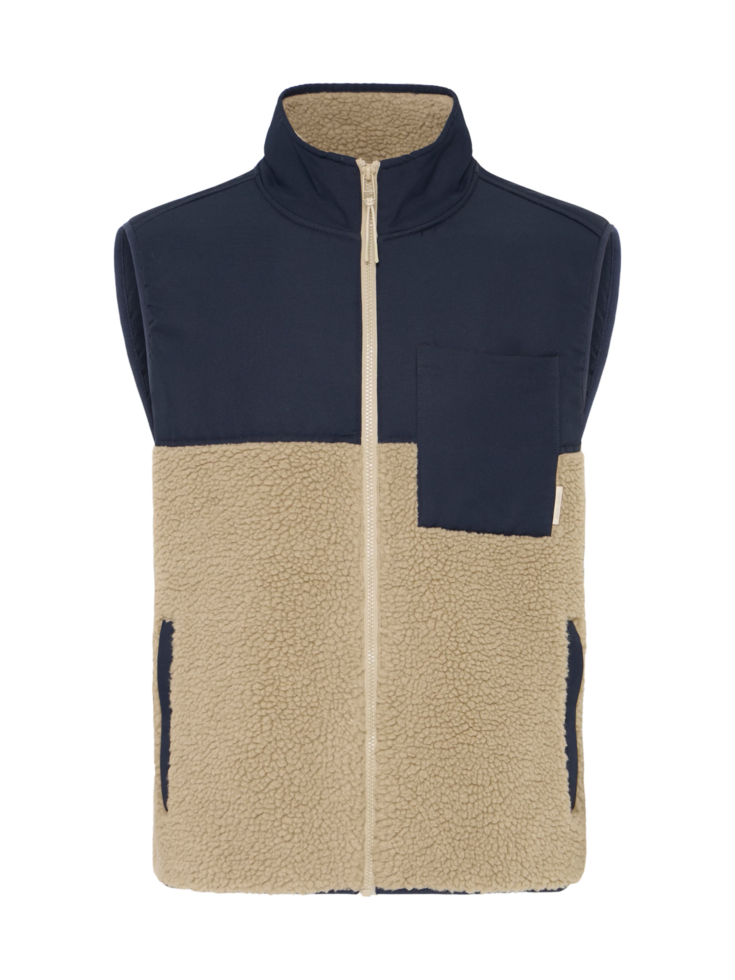 BLEND Weste 'BHERMIN' in Blau: Vorderseite