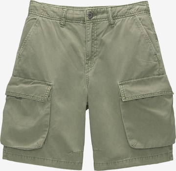 Pull&Bear Loosefit Shorts in Grün: predná strana