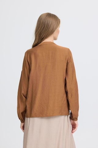 ICHI Bluse 'IHSABELLA' in Braun