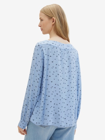 TOM TAILOR Bluse in Blau