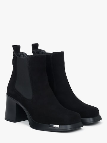 Estro Ankle Boots '22-1758'‌‌‌‌‌‌‌ in Schwarz