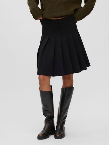 Gonna 'VMRainbow' di VERO MODA in nero: frontale