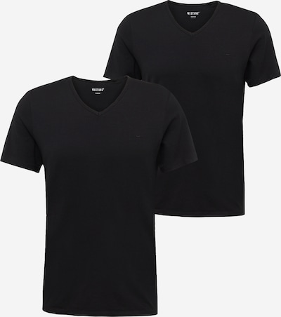 MUSTANG T-Shirt 'Allen' en noir, Vue avec produit