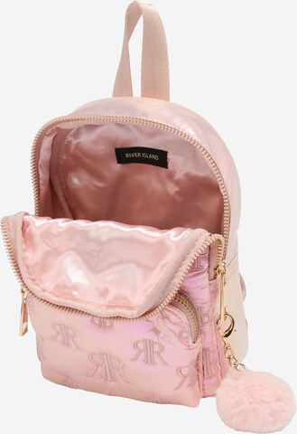 River Island Backpack in Pink