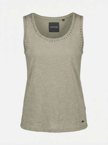 Top di KOROSHI in verde: frontale