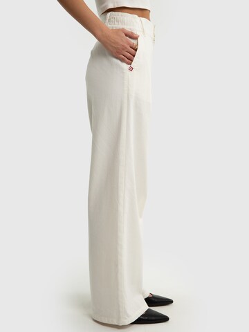 Wide Leg Pantalon 'Malu' BIG STAR en blanc