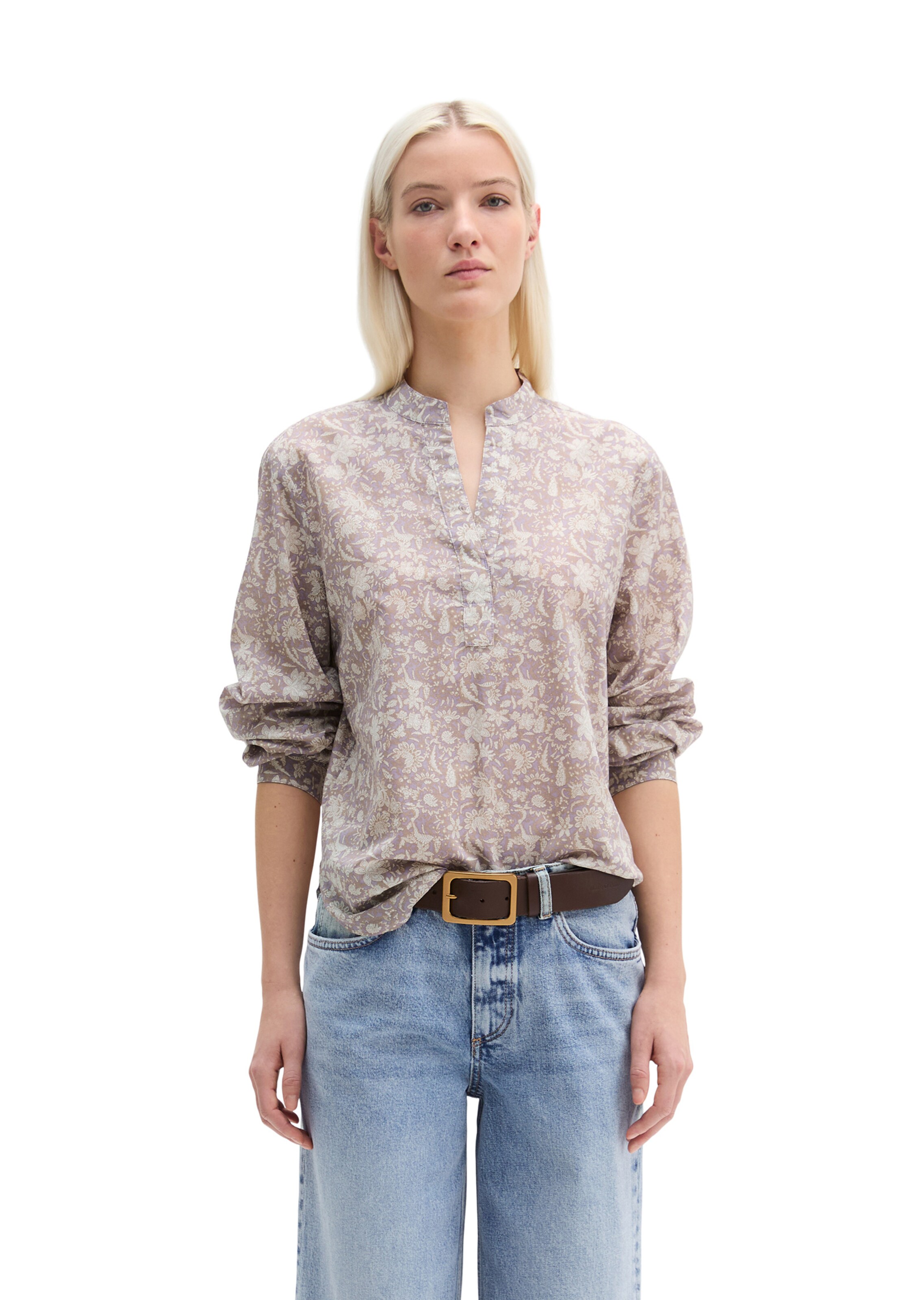 Marc O'Polo Blouse in Pink: front