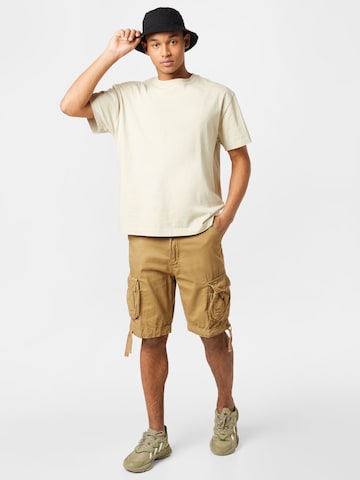 Brandit Regular Cargo Pants 'Urban Legend' in Beige