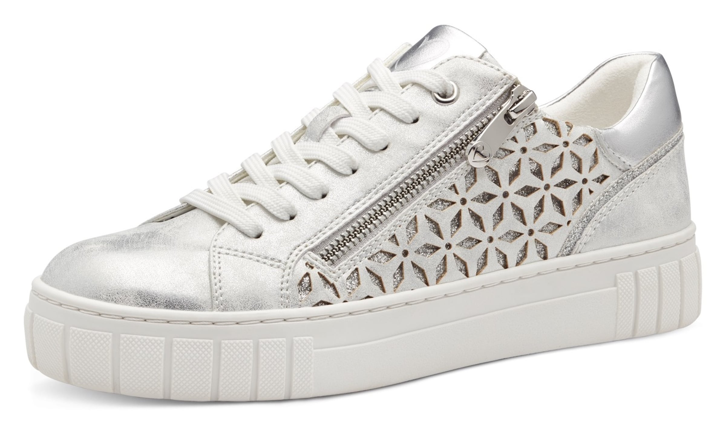 MARCO TOZZI Sneakers laag in Grijs: voorkant