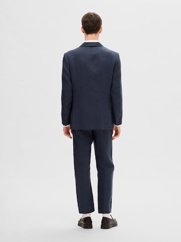 SELECTED HOMME Regular fit Colbert in Blauw