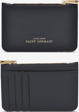 Porte-monnaies 'Saint Germain' Ateliers Saint Germain en noir : devant