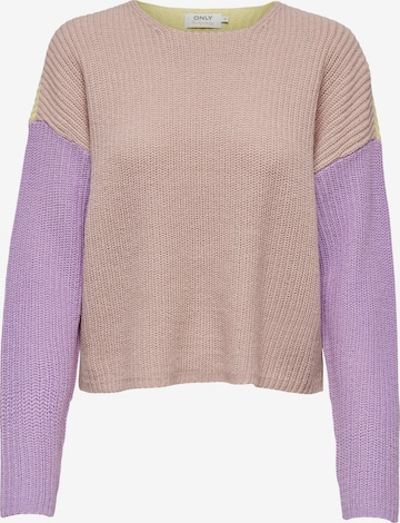 ONLY Sweater 'Nicci' in Pink: front