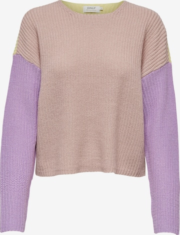 Pull-over 'Nicci' ONLY en rose : devant