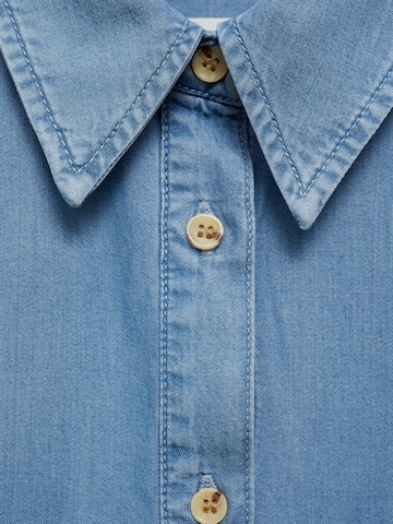 MANGO Blus 'ALESSIA' i blå