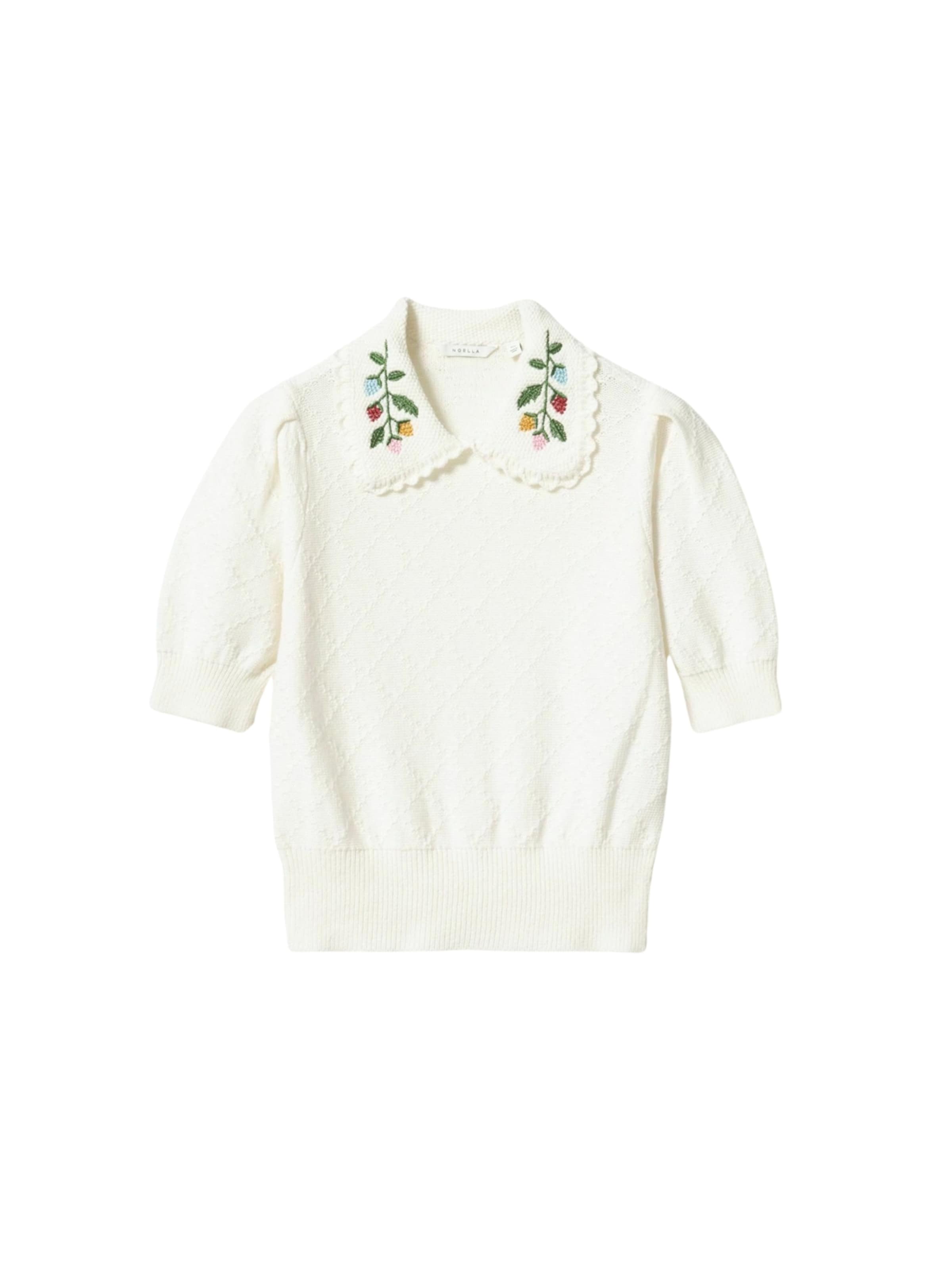 Pull-over ' N-Madeleine Knit ' Noella en beige : devant