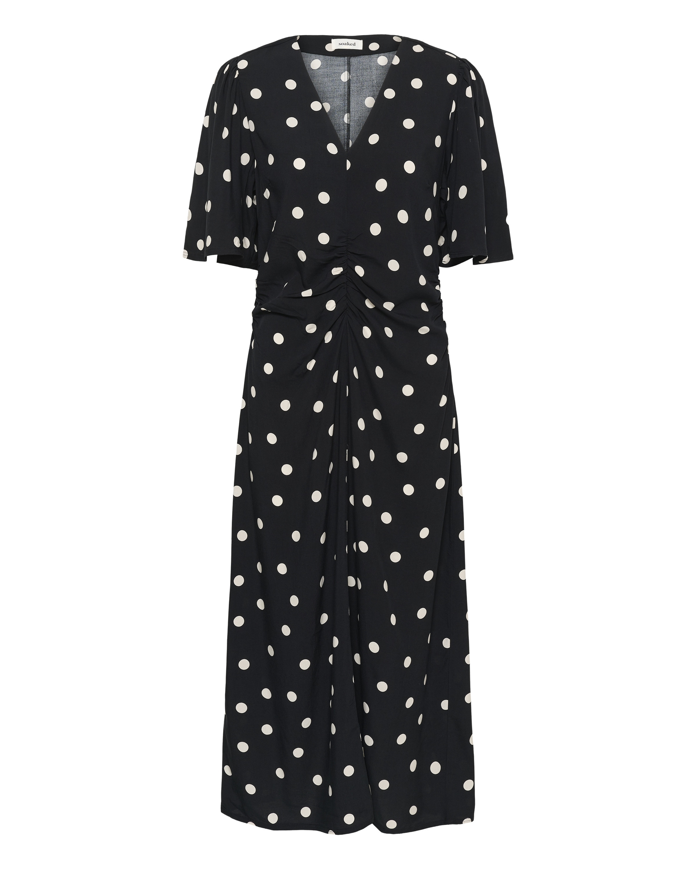 Robe SOAKED IN LUXURY en noir : devant