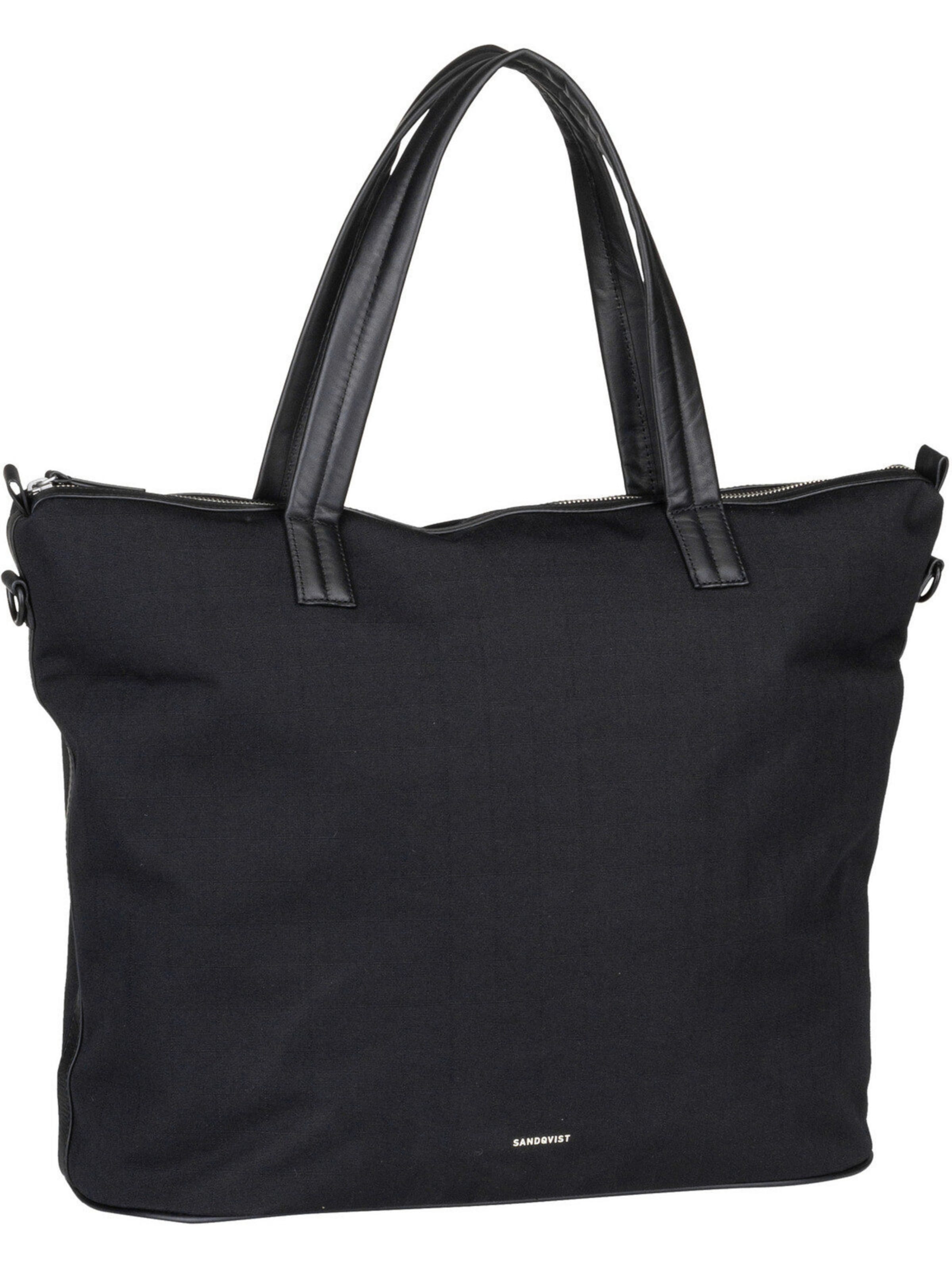 SANDQVIST Weekender in Black: front