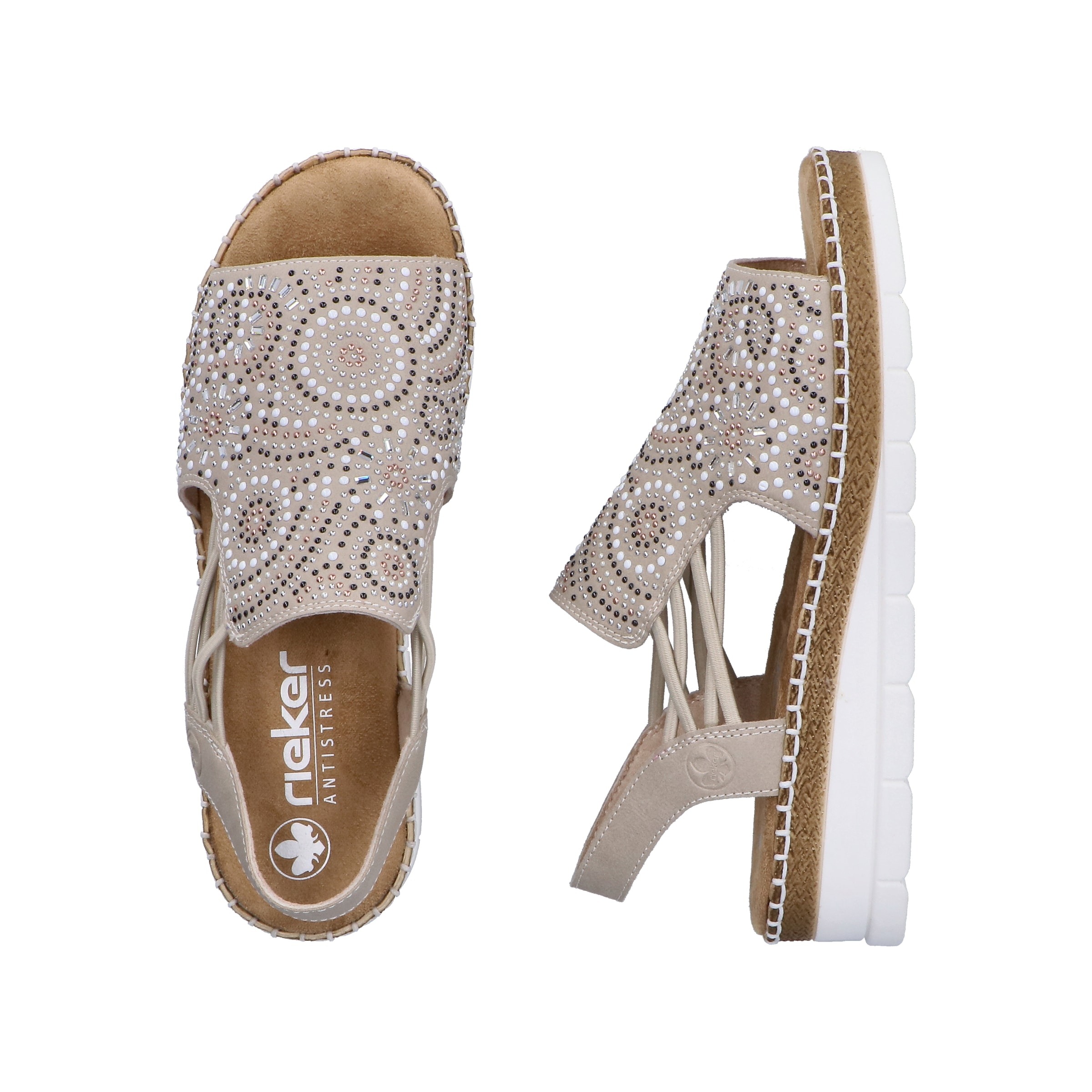 Rieker Sandals in Beige