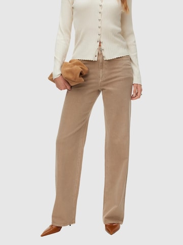 VERO MODA Wide leg Jeans '10288257' in Beige