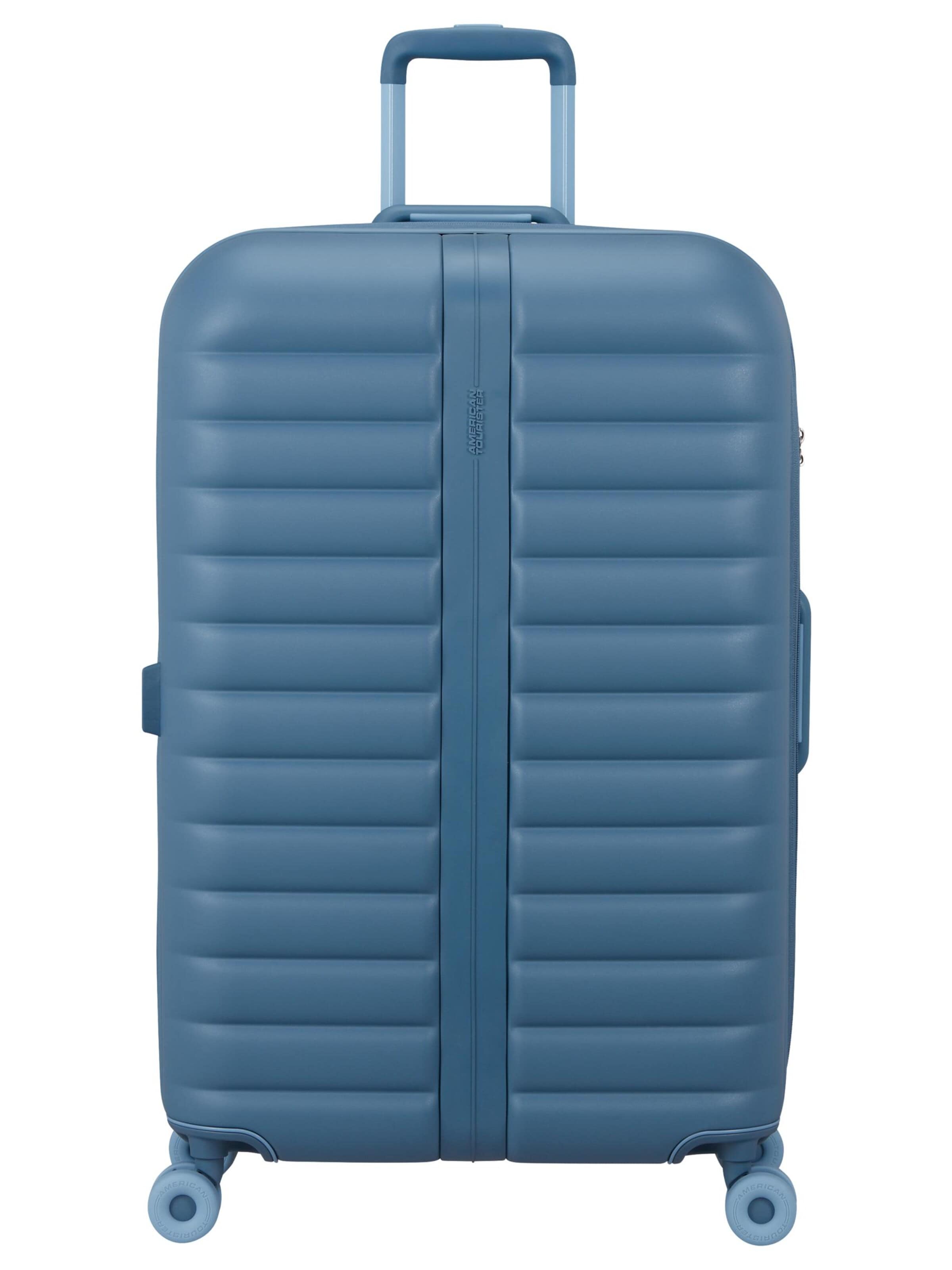 Trolley 'NEOVIBE/SPINNER 78/29 EXP' di American Tourister in blu: frontale
