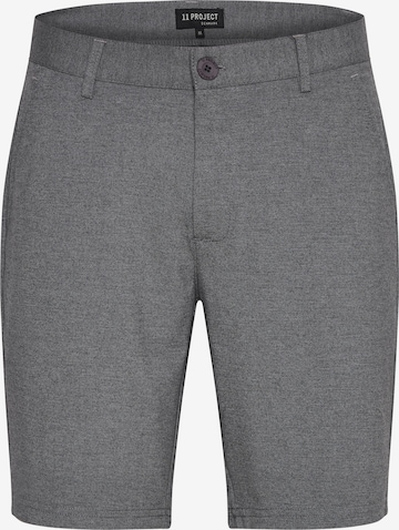 11 Project Regular Broek in Grijs: voorkant
