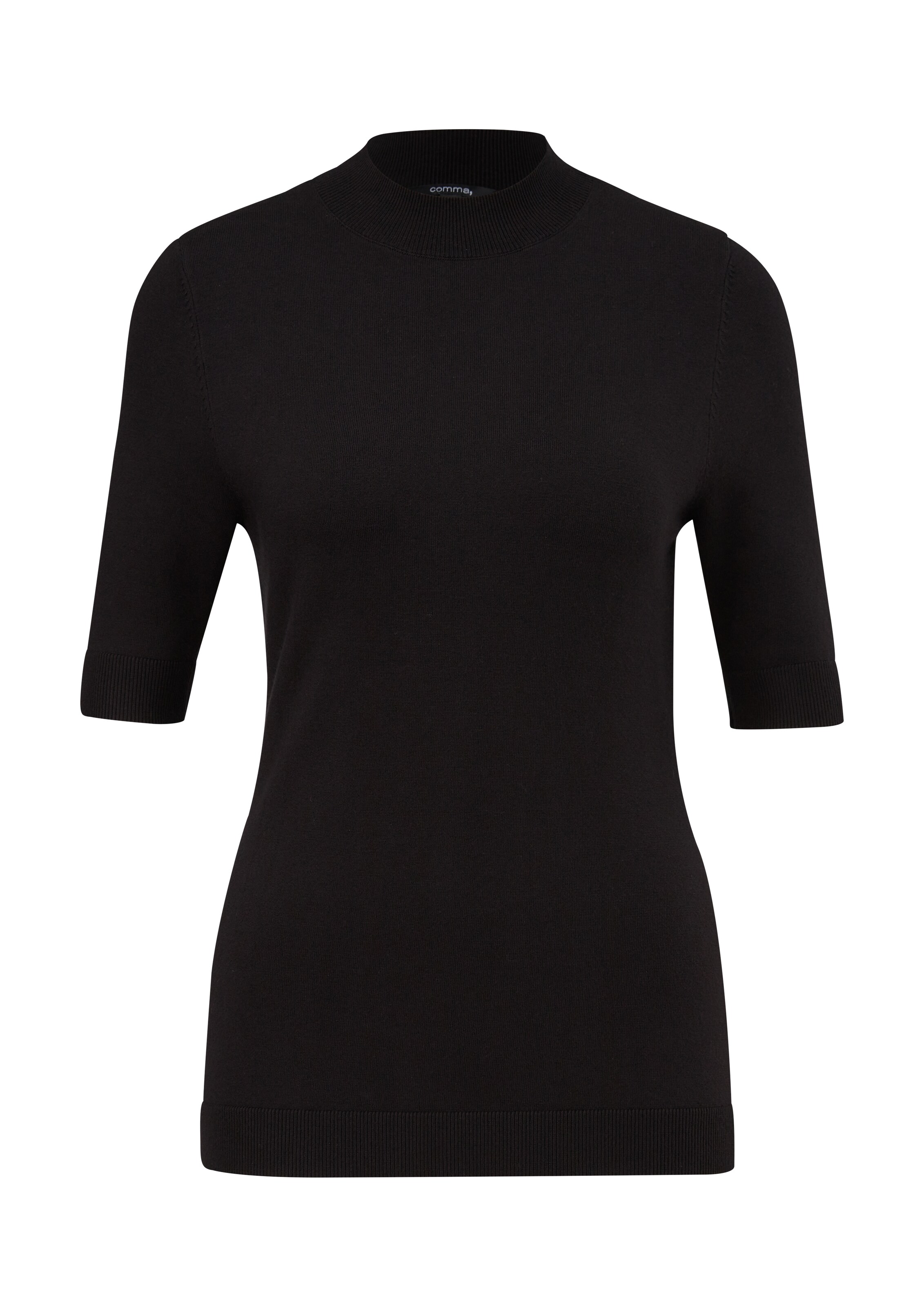 COMMA Pullover in Schwarz: Vorderseite