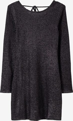 BershkaHaljina - crna boja: prednji dio