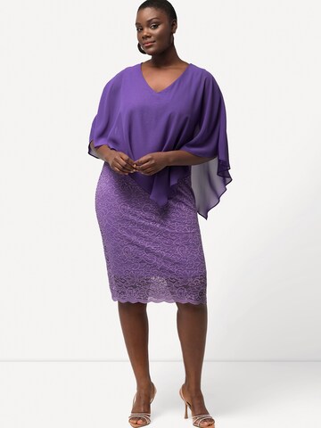 Ulla Popken Cocktail Dress in Purple