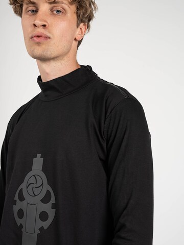 La Haine Inside US Bluzka sportowa w kolorze czarny